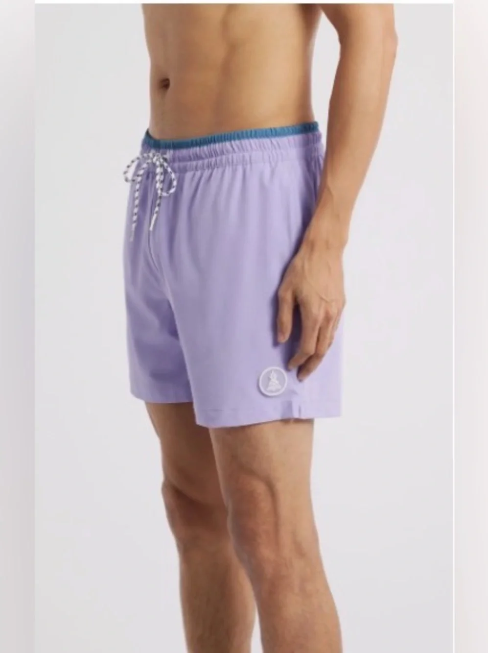 Men’s Chubbies The Love-nders 5.5” Swim Trunks Sz Small Light Purple